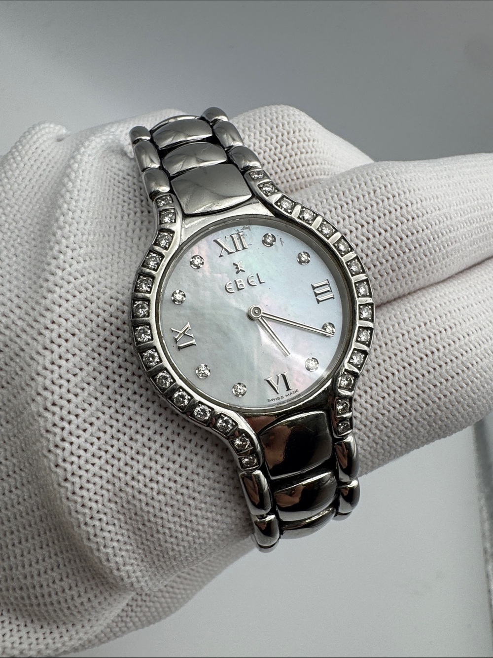 Ebel Beluga Diamond Mother-of-Pearl Watch